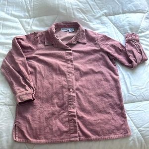 Retro Corduroy Button Up